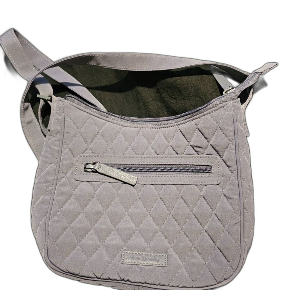 Grey Vera Bradley Mini Andi Crossbody Bag (Style #23307)